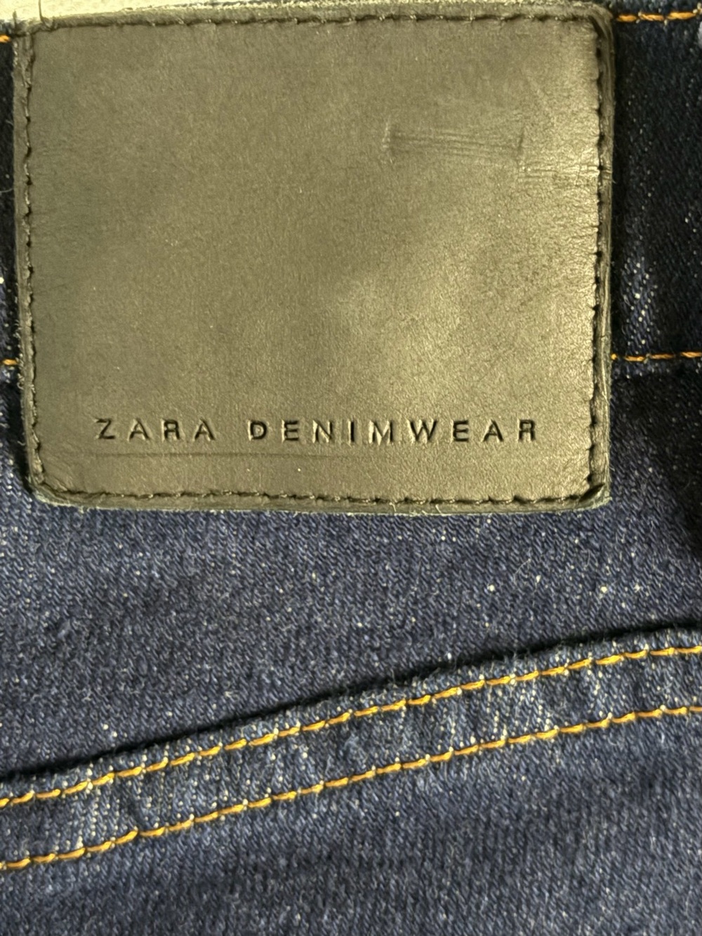 ZARA Women’s Dark Blue Wash Straight Leg - Picture 6 of 8